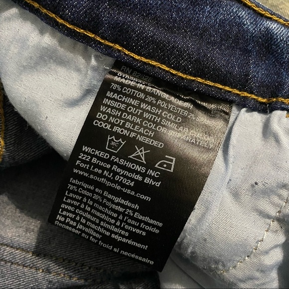 NWT Southpole Dark Wash Active Flex Skinny Jeans - Picture 4 of 5